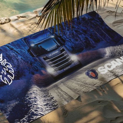 Truck Beach Towels