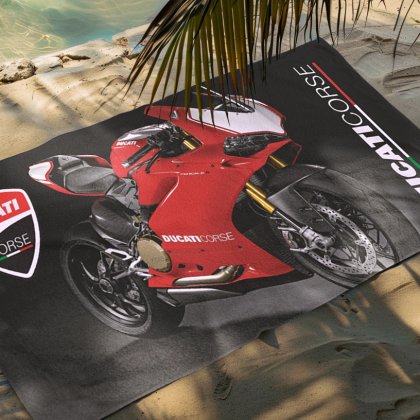 Motorcycle Beach Towels