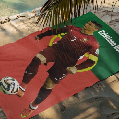 Football Beach Towels